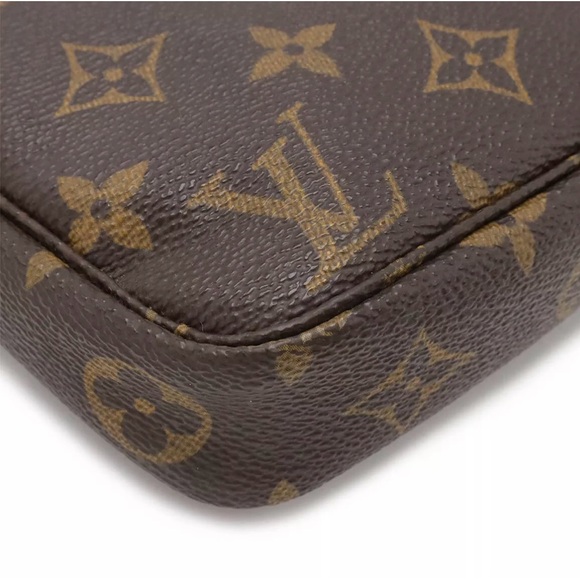 Louis Vuitton Pochette Accessory Pouch Brown Leather - Picture 10 of 14